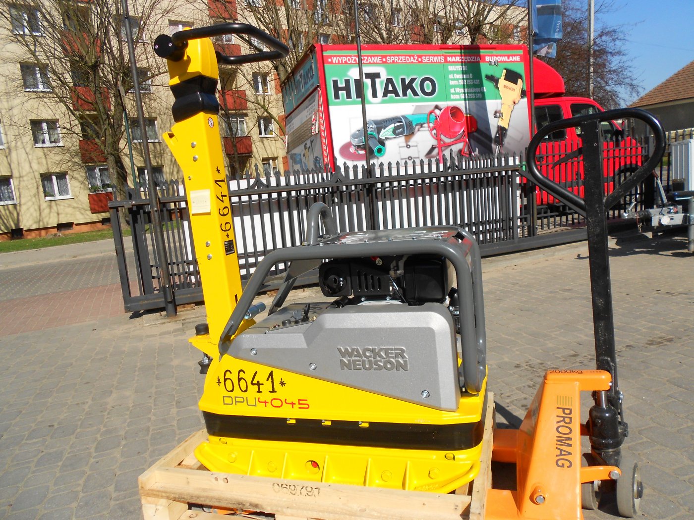 ZAGĘSZCZARKA GRUNTU DO 400KG